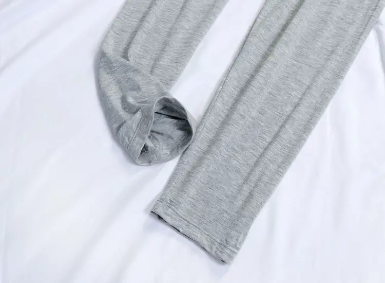 Thin Modal Thermal Pants for Men, High-Waisted, Tight-Fitting, Cotton-Lined, Warm Pants, Sleep Pants, Large Size Thermal Pants in Stock — feature 12