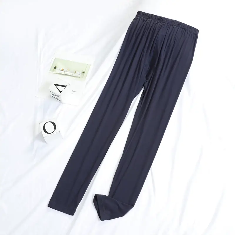 Thin Modal Thermal Pants for Men, High-Waisted, Tight-Fitting, Cotton-Lined, Warm Pants, Sleep Pants, Large Size Thermal Pants in Stock — feature 5