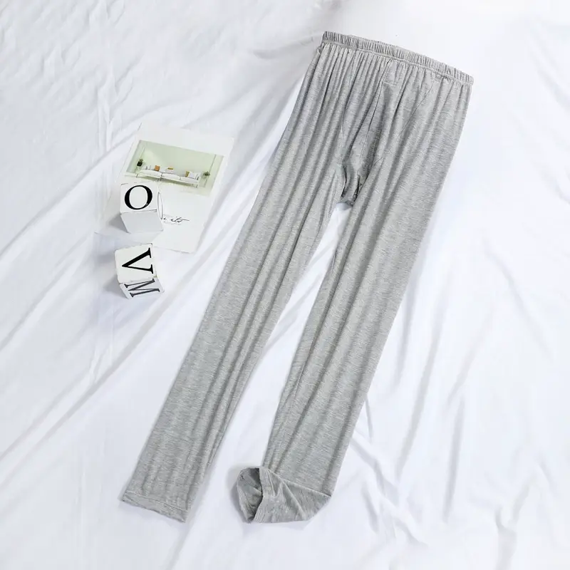 Thin Modal Thermal Pants for Men, High-Waisted, Tight-Fitting, Cotton-Lined, Warm Pants, Sleep Pants, Large Size Thermal Pants in Stock — feature 6
