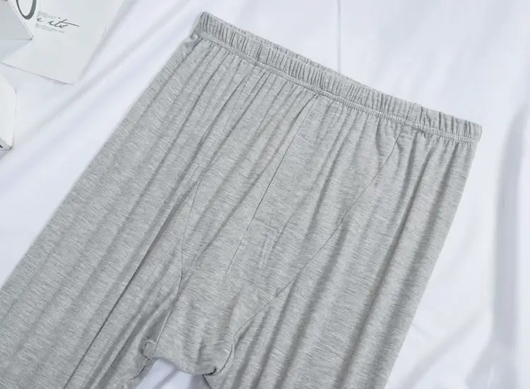 Thin Modal Thermal Pants for Men, High-Waisted, Tight-Fitting, Cotton-Lined, Warm Pants, Sleep Pants, Large Size Thermal Pants in Stock — feature 9