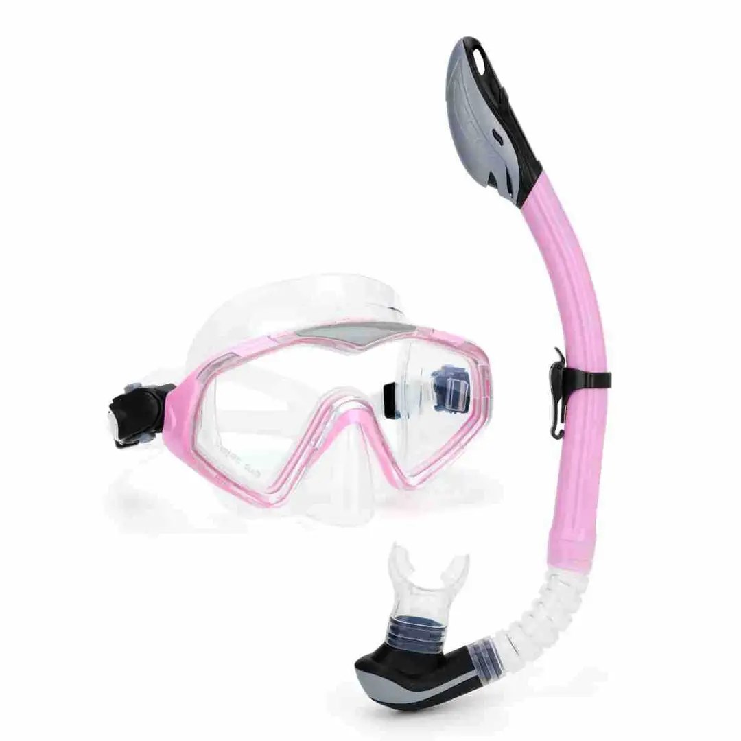 Wave Promotion Professional Snorkeling Two-Piece Set of Equipment Diving Goggles Breathing Tube Large Frame Wide Field of View