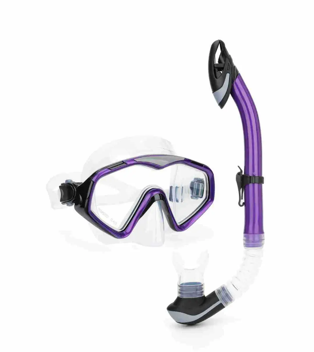 Wave Promotion Professional Snorkeling Two-Piece Set of Equipment Diving Goggles Breathing Tube Large Frame Wide Field of View