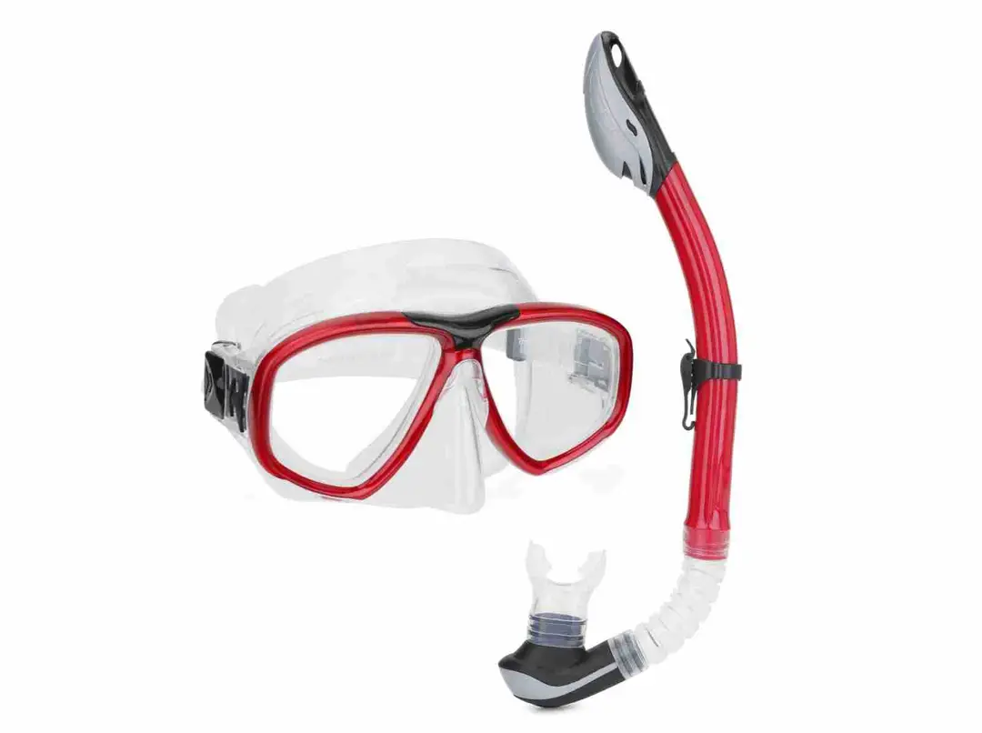 Wave Promotion Professional Snorkeling Two-Piece Set of Equipment Diving Goggles Breathing Tube Large Frame Wide Field of View