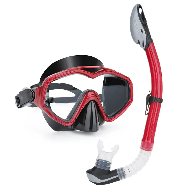 Wave Promotion Professional Snorkeling Two-Piece Set of Equipment Diving Goggles Breathing Tube Large Frame Wide Field of View
