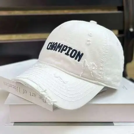 Vintage Distressed Cap for Women Brown Embroidered — feature 8