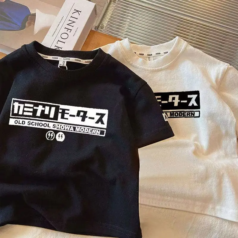 Boys T-Shirt Short Sleeve Pure Cotton Summer 2025 - Image 7