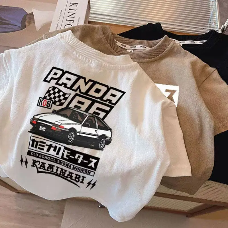 Boys T-Shirt Short Sleeve Pure Cotton Summer 2025