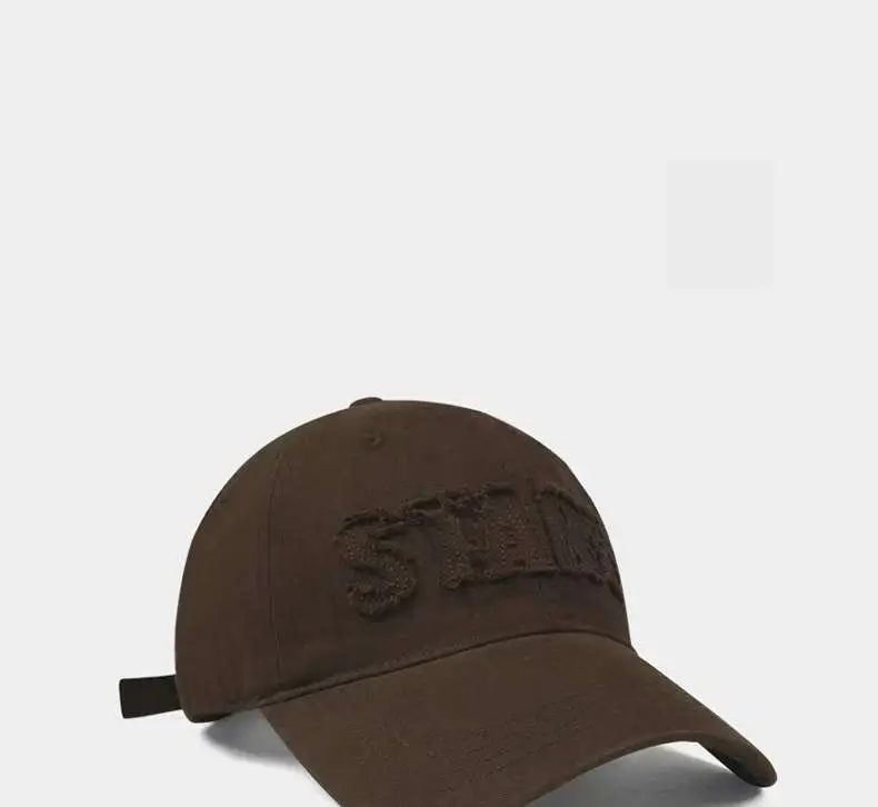 Women's Black Baseball Cap Large Head Circumference Summer — feature 6
