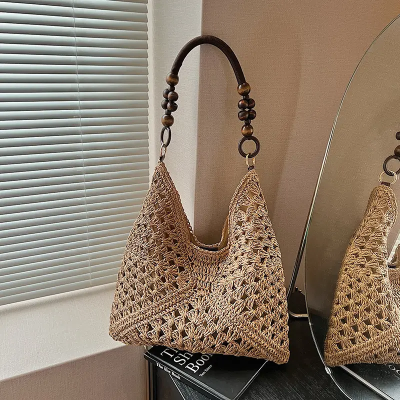Women's Woven Cut Out Shoulder Bag Summer 2025 - Image 2