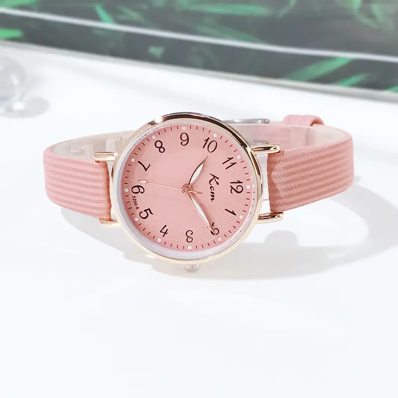 New Style Student Watch for Female Junior High School Students, Korean Version, Simple, Fresh, Digital, Luminous, Waterproof Quartz Watch Wholesale