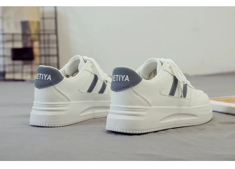 Women White Casual Sneakers 2025 Spring Autumn Ins — feature 11