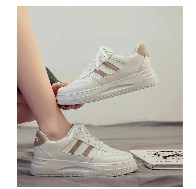 Women White Casual Sneakers 2025 Spring Autumn Ins — feature 20