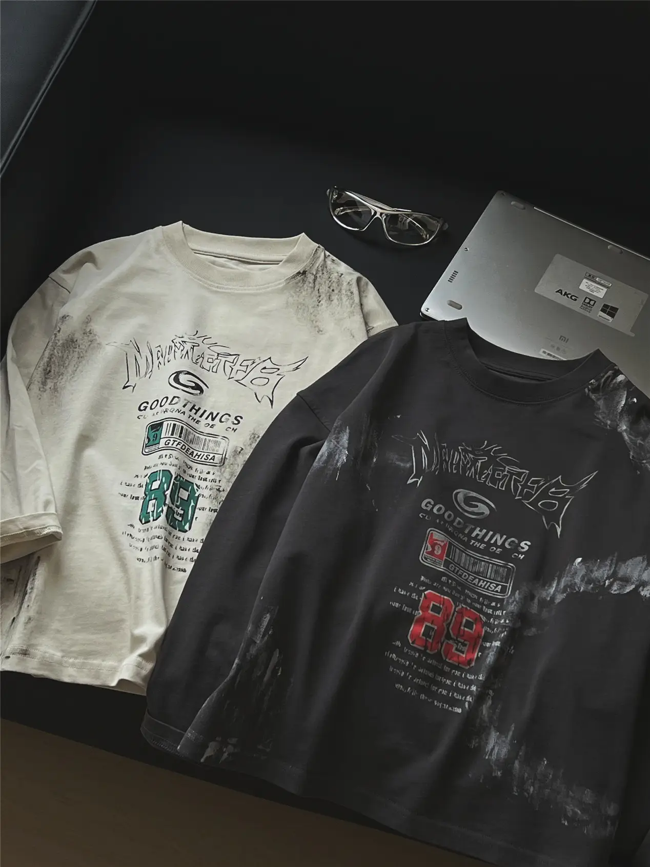 Retro Boys Cotton Long Sleeve T-Shirt Green Bag - Image 6