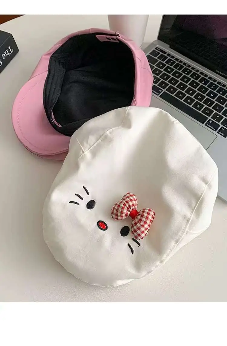 Hello Kitty Bowknot Cat Cap for Women Spring Summer — feature 11