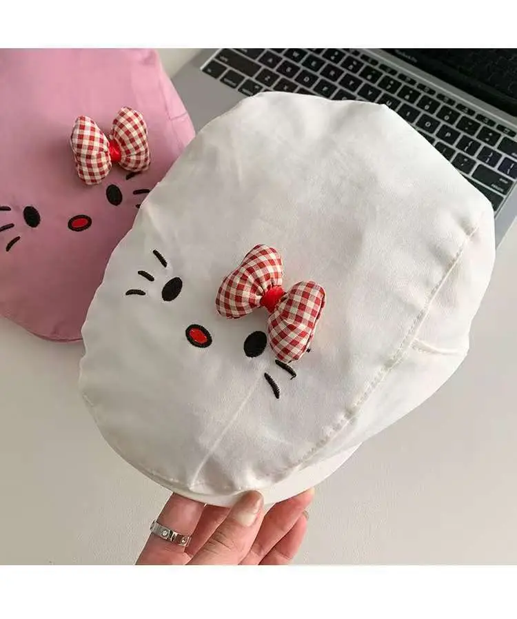 Hello Kitty Bowknot Cat Cap for Women Spring Summer — feature 12