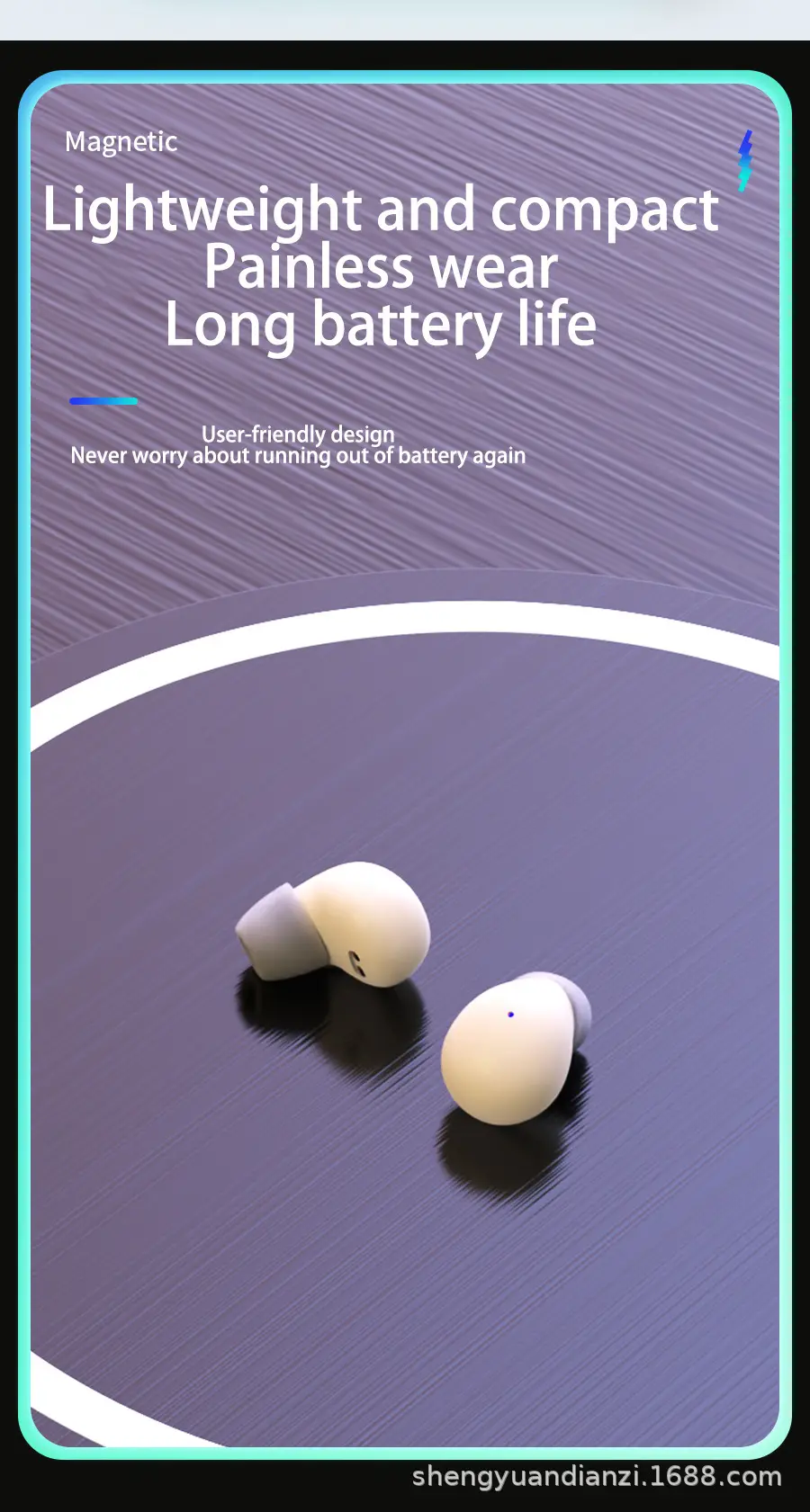 Cross-Border Best-Selling Sk19 Bluetooth Earphones In-Ear Wireless Noise-Cancelling Ultra-Small Mini Sleep Tws Earphones Mini Style — feature 4