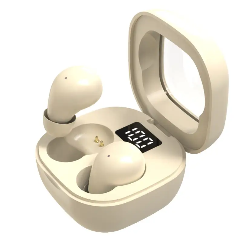 Cross-Border Best-Selling Sk19 Bluetooth Earphones In-Ear Wireless Noise-Cancelling Ultra-Small Mini Sleep Tws Earphones Mini Style