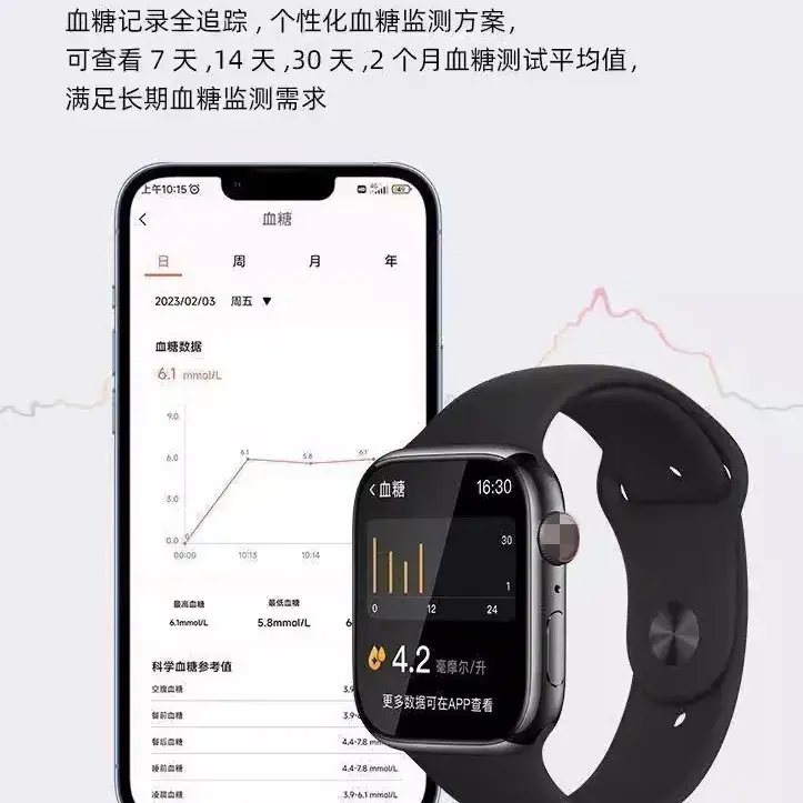 Smart Multifunctional Watch with Uric Acid, BP, Lipid, O2, HR, Step Counting - Image 9