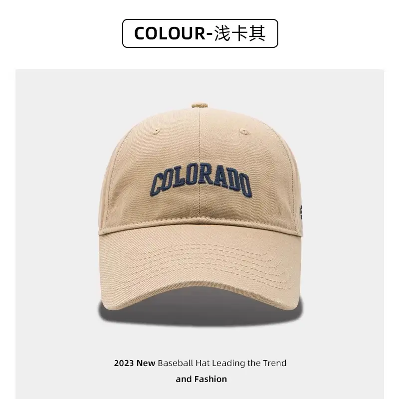 Women Cotton Duckbill Cap Colorado Embroidery Large - Image 7