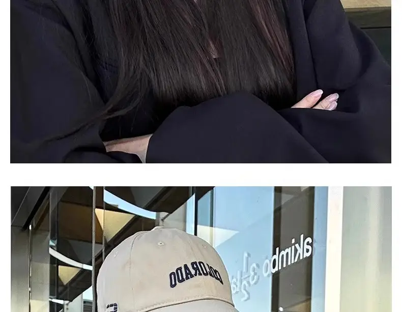 Women Cotton Duckbill Cap Colorado Embroidery Large — feature 12