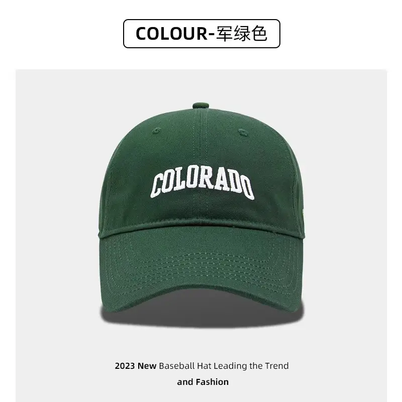 Women Cotton Duckbill Cap Colorado Embroidery Large - Image 3