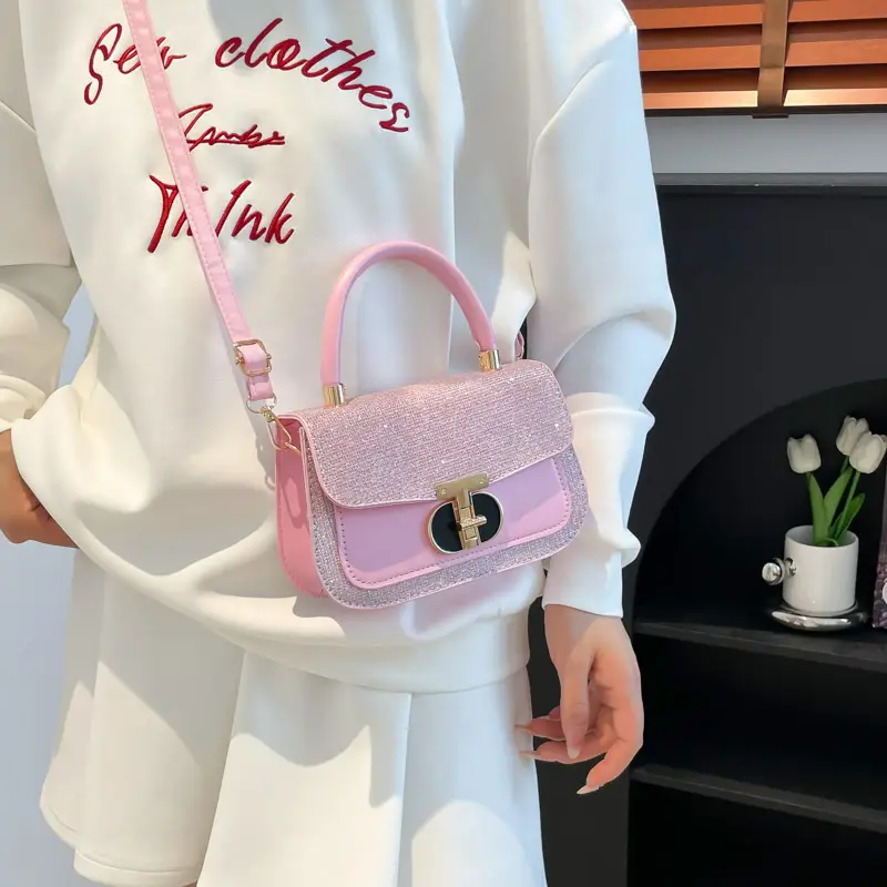 Black Sequin Shoulder Bag for Women 2025 Spring - Image 8