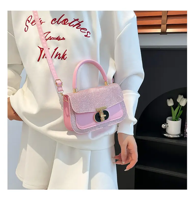 Black Sequin Shoulder Bag for Women 2025 Spring — feature 11