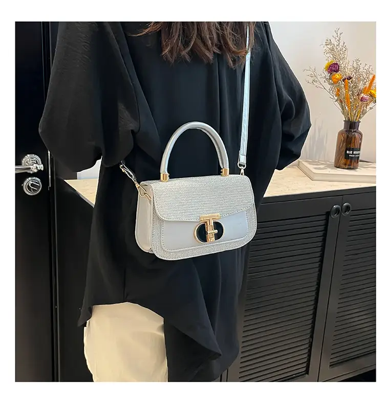 Black Sequin Shoulder Bag for Women 2025 Spring — feature 20