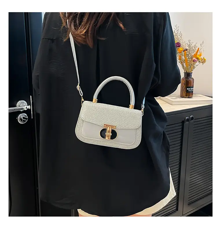Black Sequin Shoulder Bag for Women 2025 Spring — feature 21