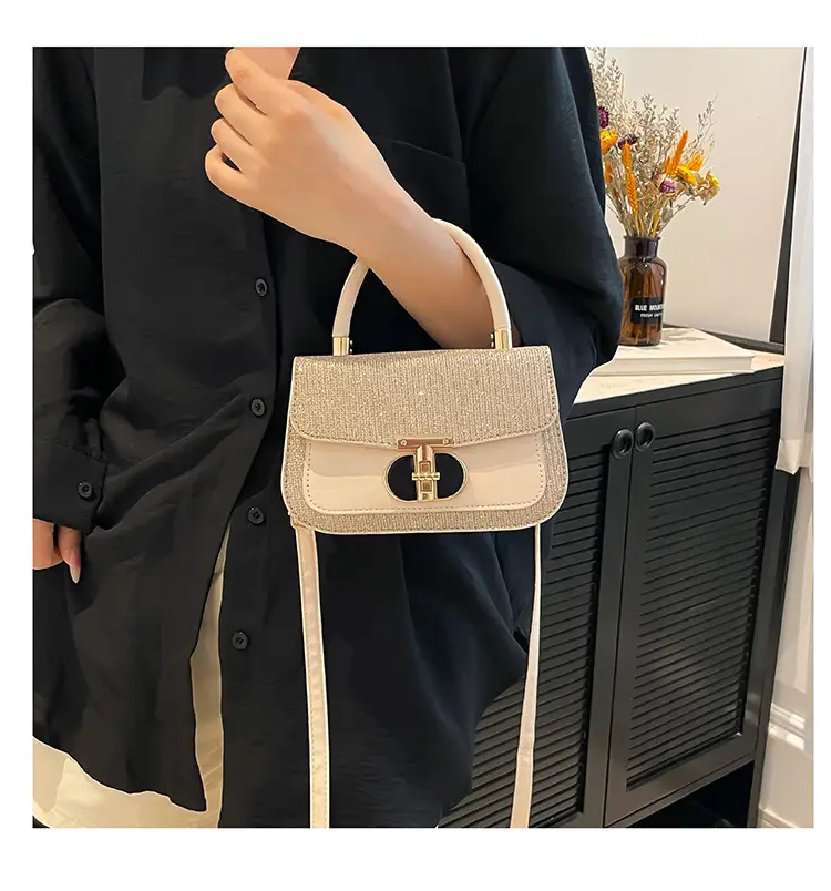 Black Sequin Shoulder Bag for Women 2025 Spring — feature 22