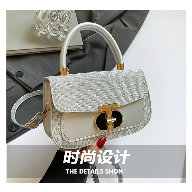 Black Sequin Shoulder Bag for Women 2025 Spring — feature 3