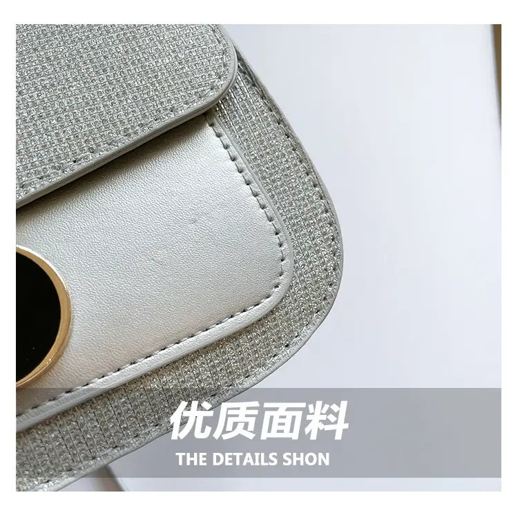 Black Sequin Shoulder Bag for Women 2025 Spring — feature 5