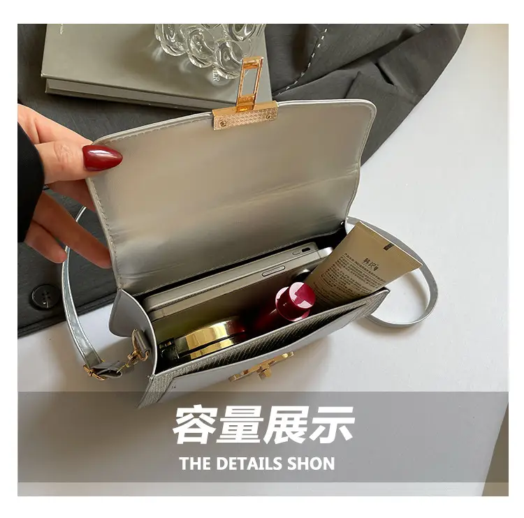 Black Sequin Shoulder Bag for Women 2025 Spring — feature 7