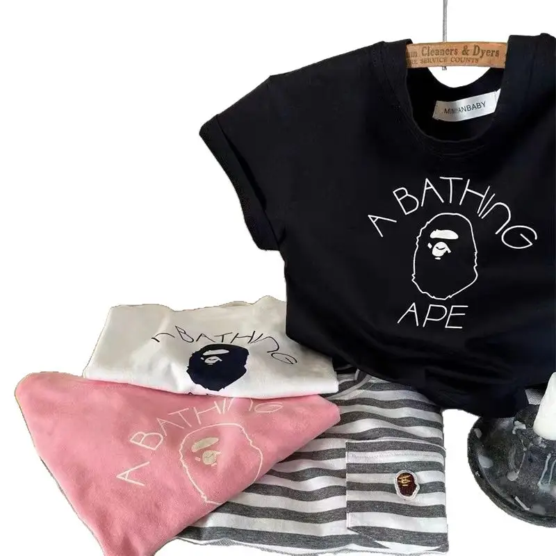 Kids Korean Style T-Shirt 2025 Summer Pure Cotton - Image 6