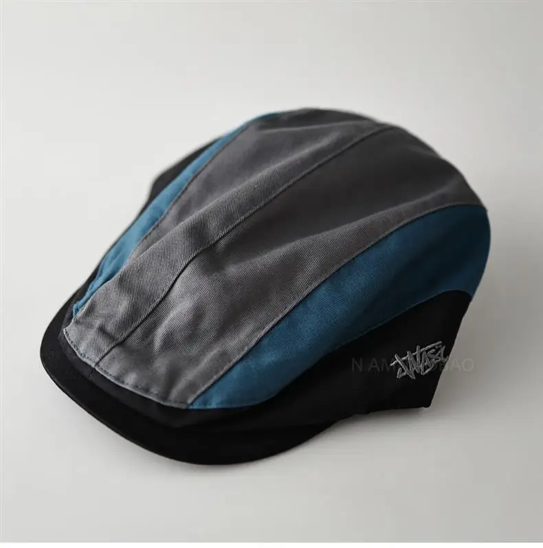 New Japanese Style Retro Patchwork Forward Cap Unisex — feature 2