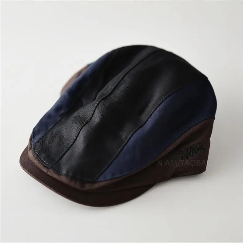 New Japanese Style Retro Patchwork Forward Cap Unisex — feature 4