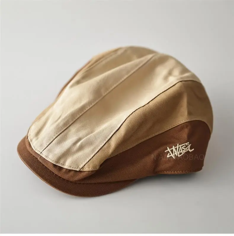 New Japanese Style Retro Patchwork Forward Cap Unisex — feature 5