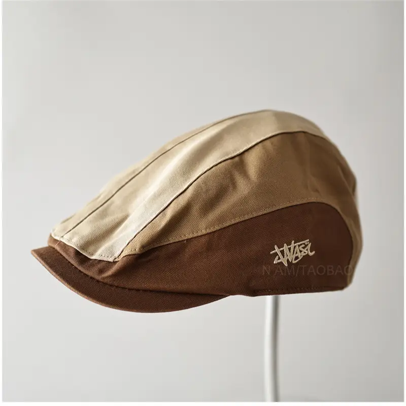 New Japanese Style Retro Patchwork Forward Cap Unisex - Image 2