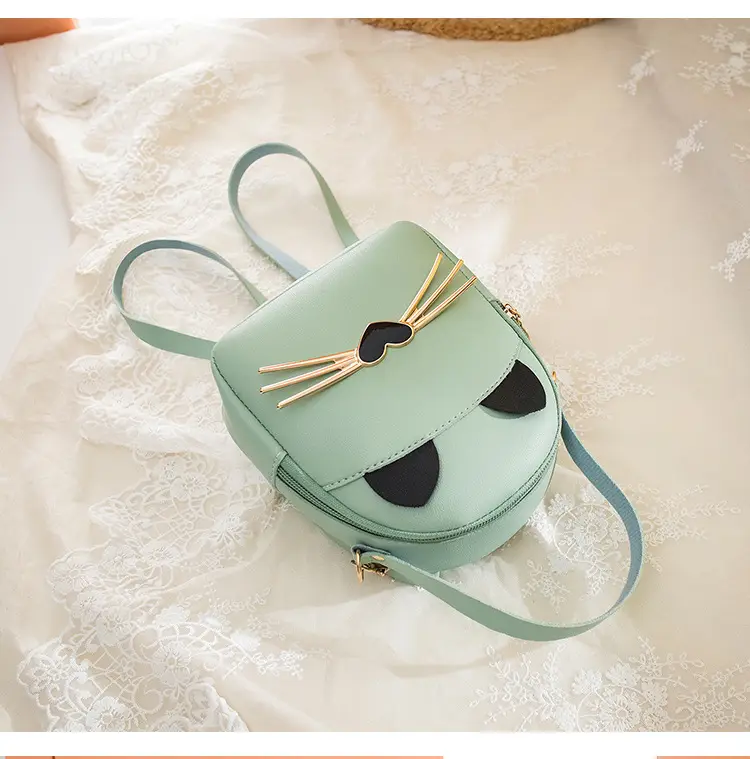 Women's Black Cat Print Crossbody Bag Spring Summer — feature 21