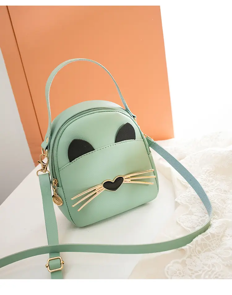 Women's Black Cat Print Crossbody Bag Spring Summer — feature 27