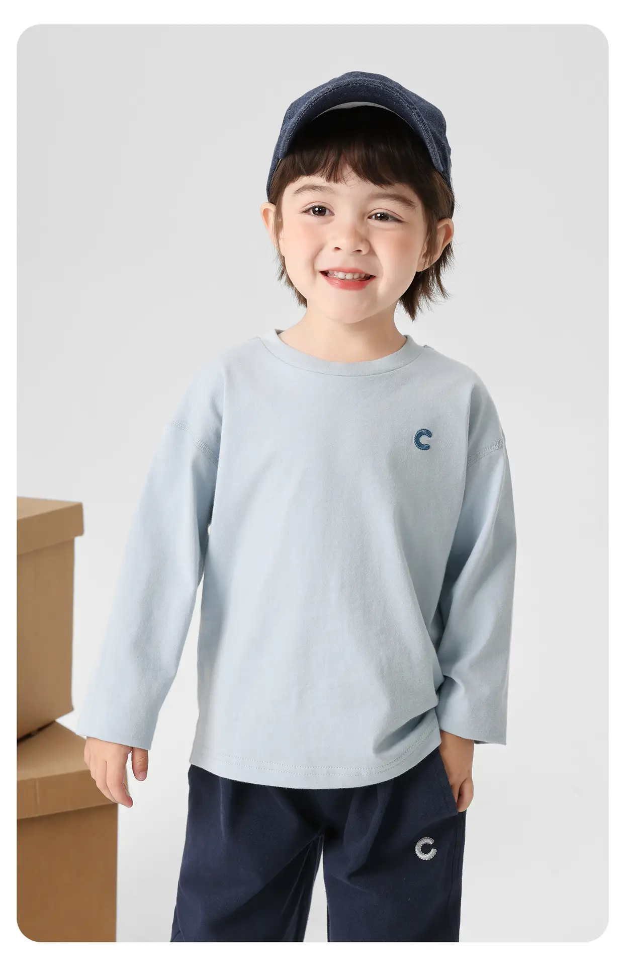 Right European Boys Cotton Long Sleeve T-Shirt Maroon 2026 — feature 15