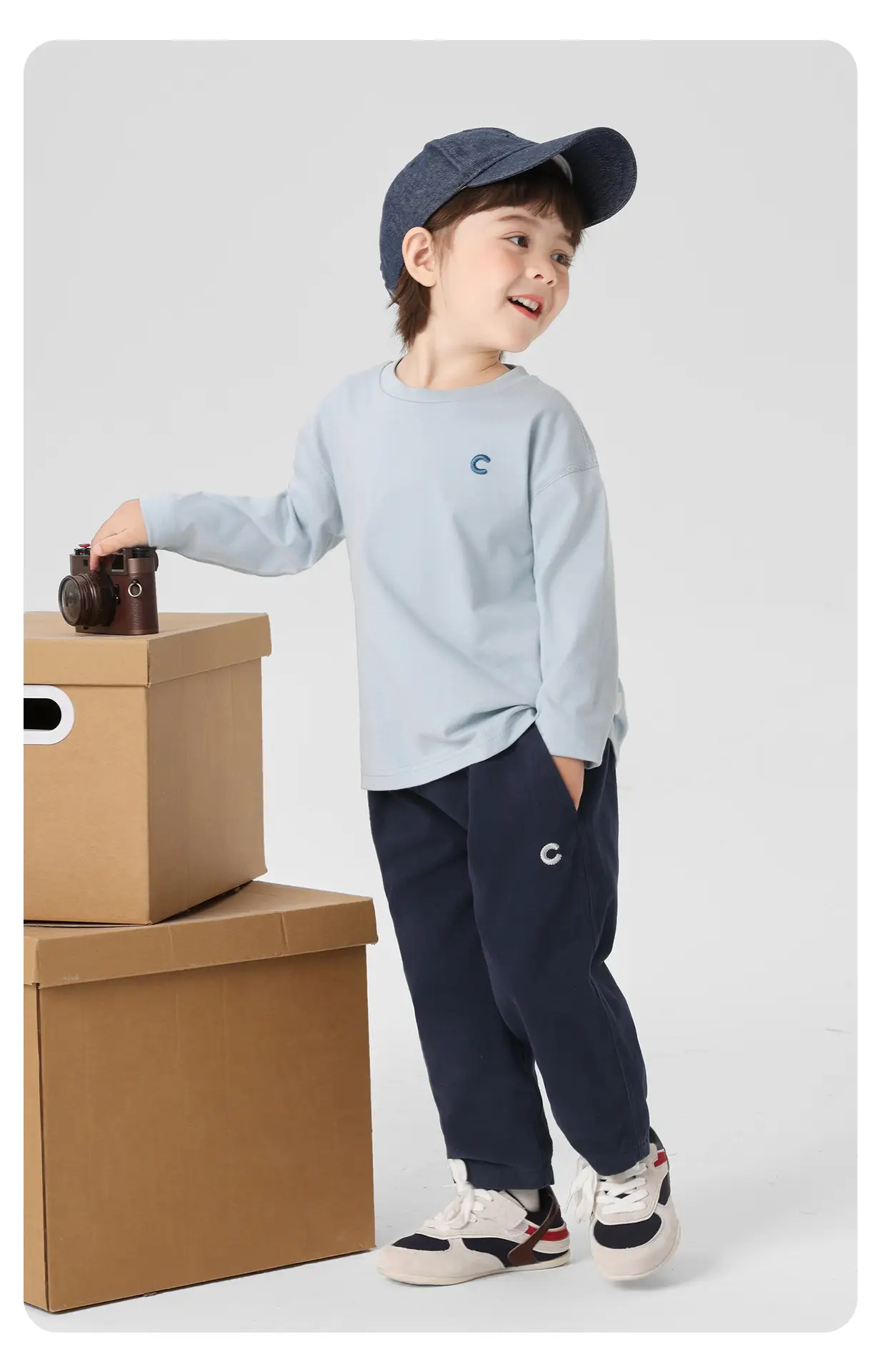 Right European Boys Cotton Long Sleeve T-Shirt Maroon 2026 — feature 17