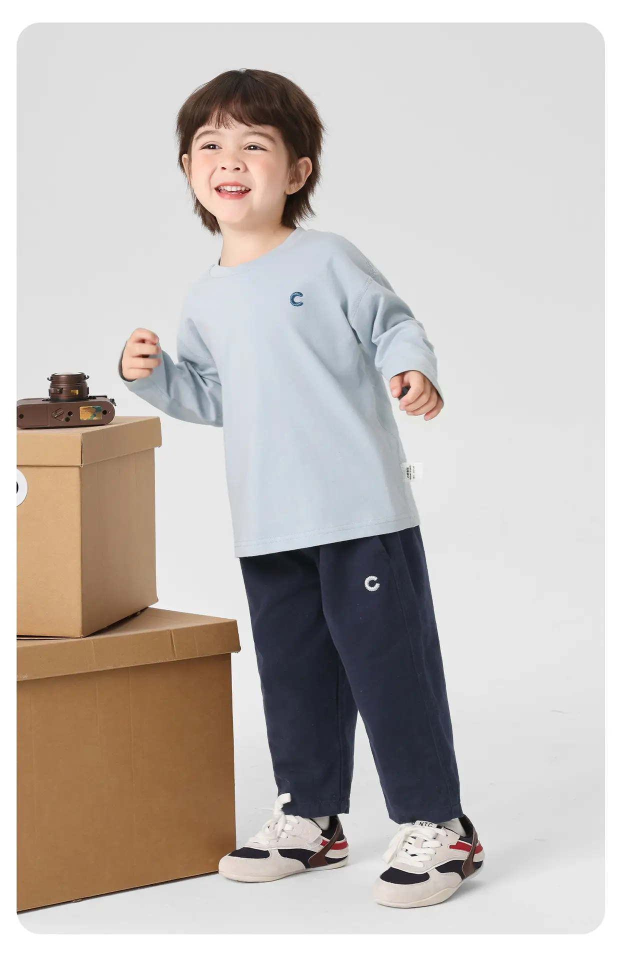 Right European Boys Cotton Long Sleeve T-Shirt Maroon 2026 — feature 18