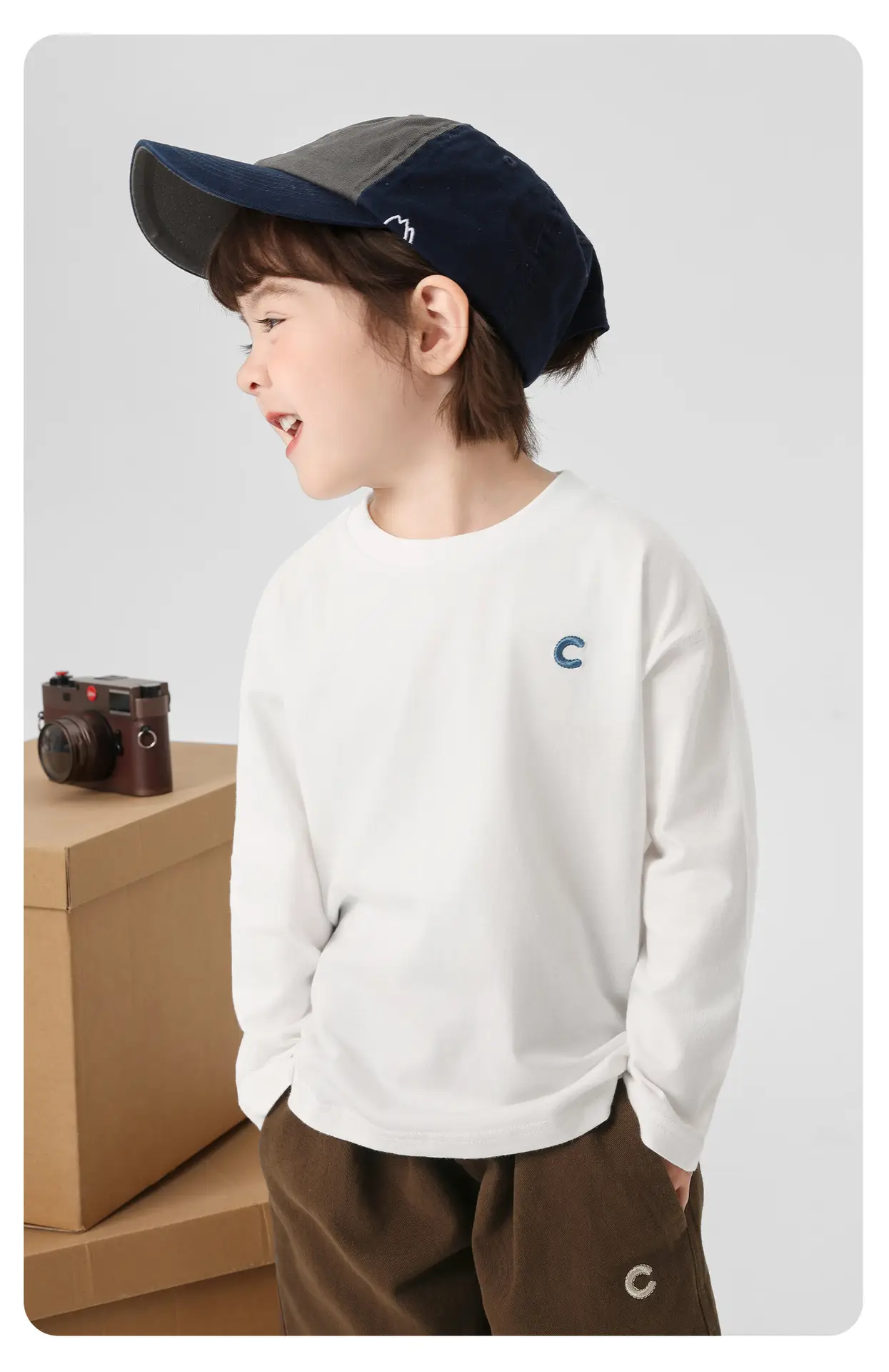Right European Boys Cotton Long Sleeve T-Shirt Maroon 2026 — feature 19