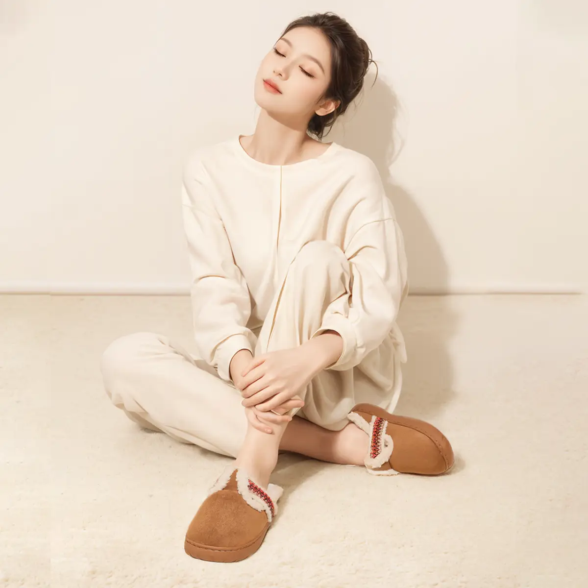 Women Cotton Warm Slippers Winter 2025 - Image 6