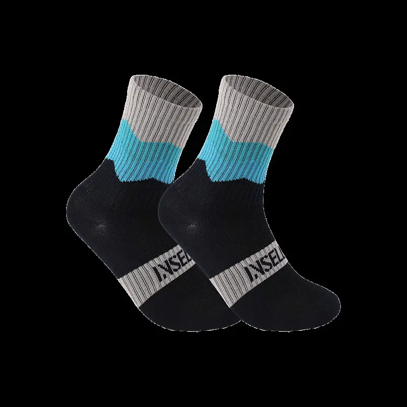 Outdoor Hiking Socks, Mid-Calf Colorful Cotton Socks, Camping Sports Skiing Wading Breathable Quick-Drying Cycling Men's Socks — feature 11
