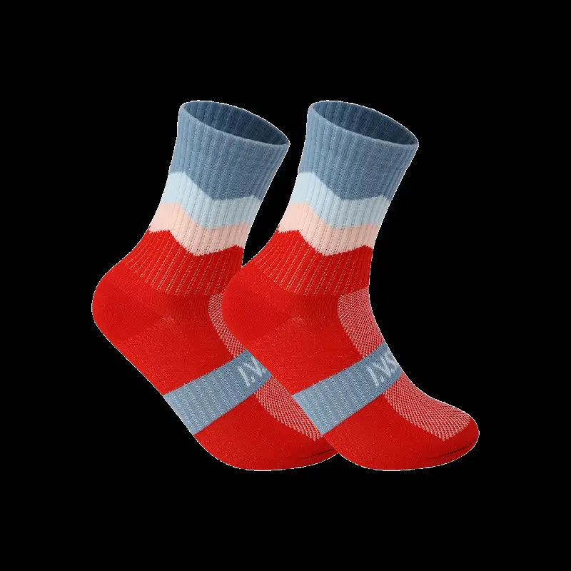 Outdoor Hiking Socks, Mid-Calf Colorful Cotton Socks, Camping Sports Skiing Wading Breathable Quick-Drying Cycling Men's Socks — feature 13