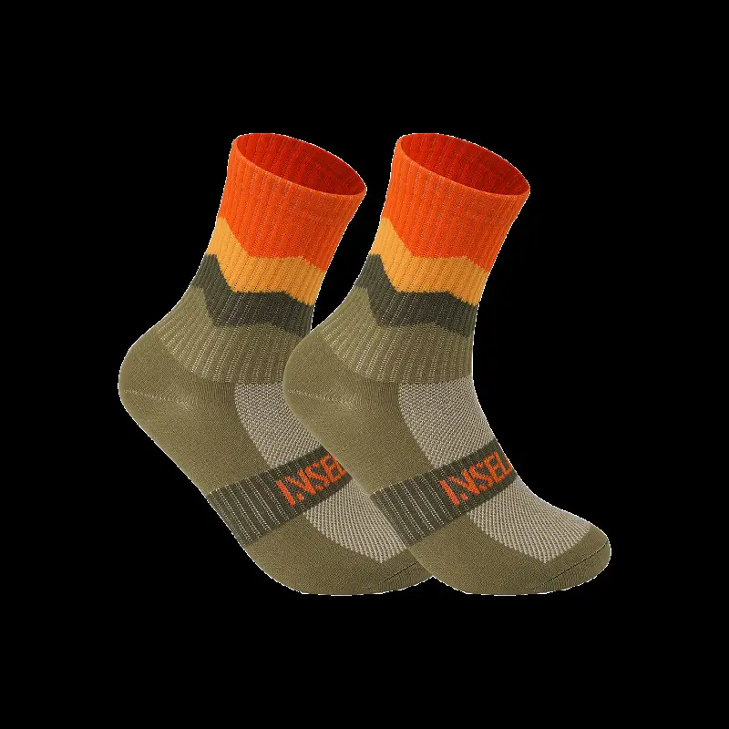 Outdoor Hiking Socks, Mid-Calf Colorful Cotton Socks, Camping Sports Skiing Wading Breathable Quick-Drying Cycling Men's Socks — feature 8