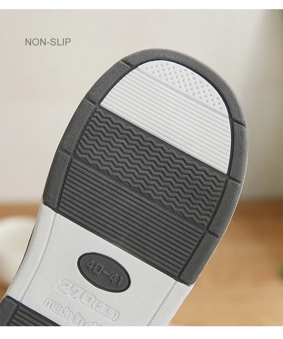 Men's Cotton Slippers for Autumn and Winter, Thick-Soled Indoor Slippers with Added Fleece for Warmth, Suitable for Home Use, Couple Slippers, Large Size for Men — feature 7