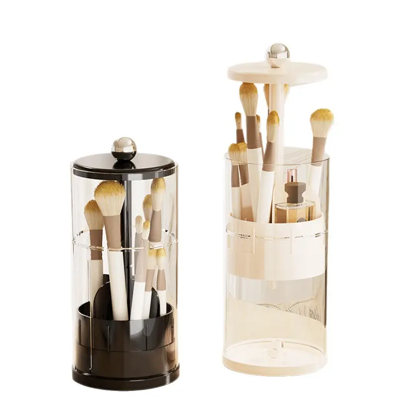 Adjustable Makeup Brush Storage Box 4L Capacity